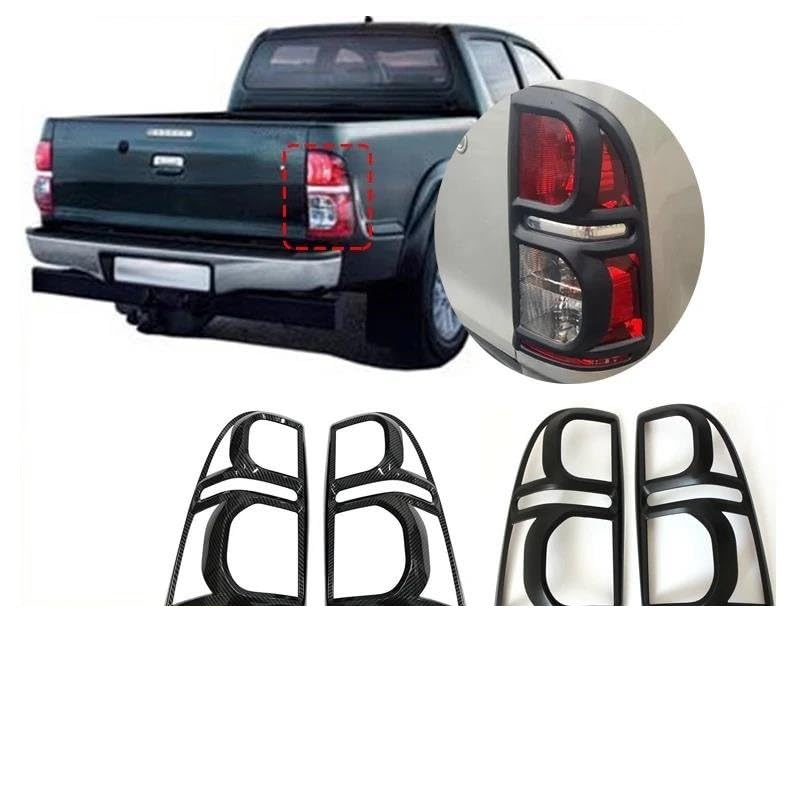 Couvercle feu arrière Hilux brisé solution coque carbone ABS - 2