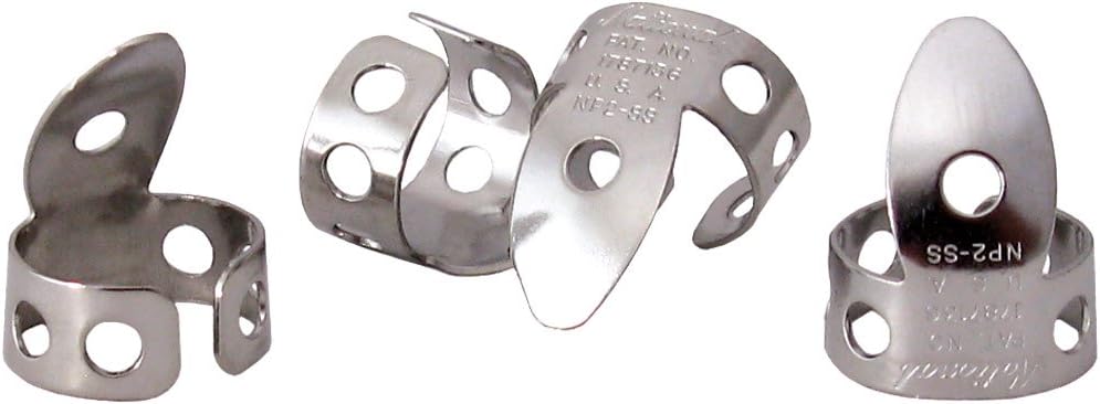 National Finger Picks - Stainless Steel - 4 Pack