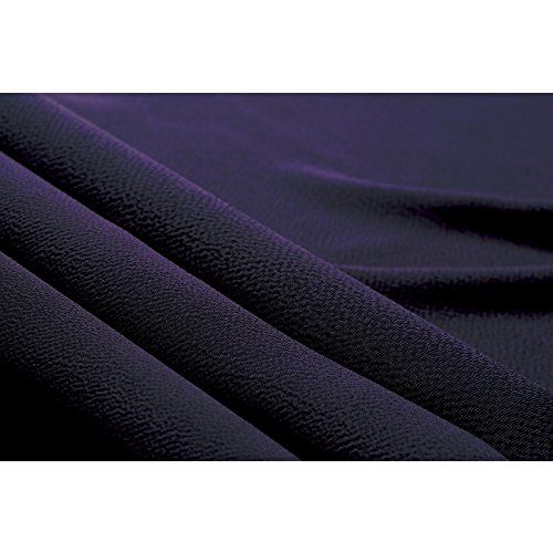 Musubi Pure Silk Chirimen Furoshiki Wrapping Cloth 27in Purple Made in Japan