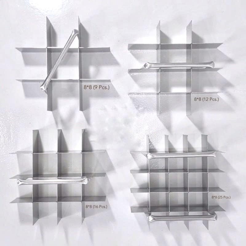 Miniatura 2 de Cortador de brownie inoxidable 100% de 8,9,10,11,12 pulgadas, bandeja para hornear resistente o rebanadora que asegura bordes crujientes perfectos