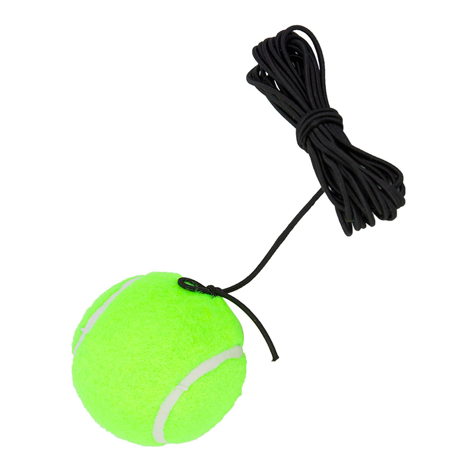 Akozon Balle de Tennis Balle de Formation pour débutants avec Corde en Caoutchouc élastique 4M pour la Pratiqueballe Tennis avec Corde Ball Balle de Tennis pour Garage