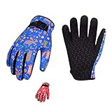 Vgo... 2Pairs Age 3-4 Kids 32℉ or Above 3M Thinsulate C40 Lined Winter Outdoor Gloves Designed for...