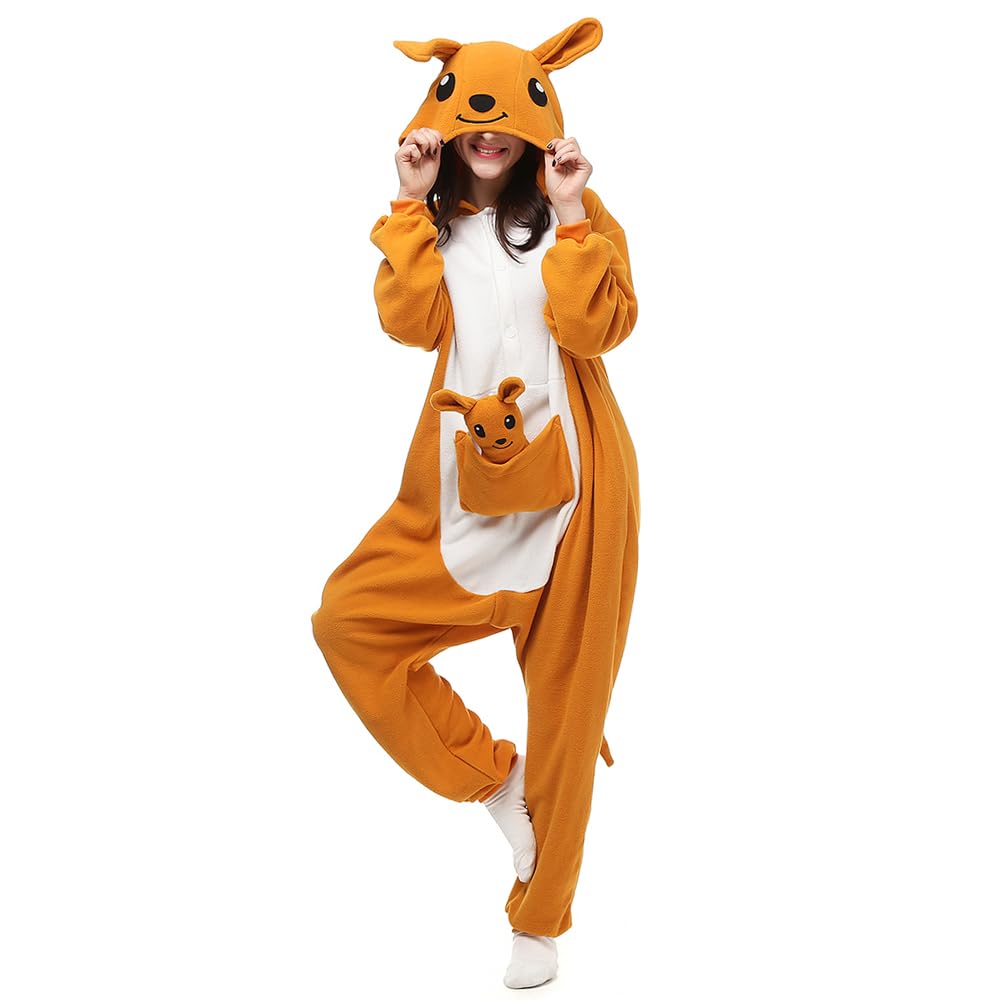 LBJR Pigiama Animali Adulti Cosplay Costume Pigiamone Intero Onesie
