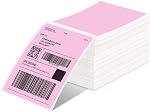 MUNBYN – MUNBYN Versandaufkleber Rosa 4×6 DHL Etiketten (500 Stück 10