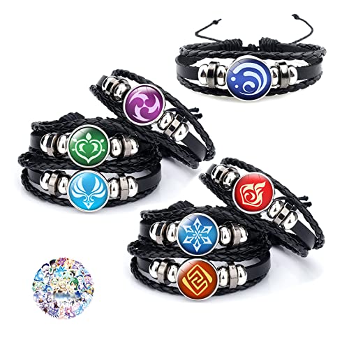 HJYZY Gen.shin - Pulsera de impacto de piel sintética, 27 unidades Cover