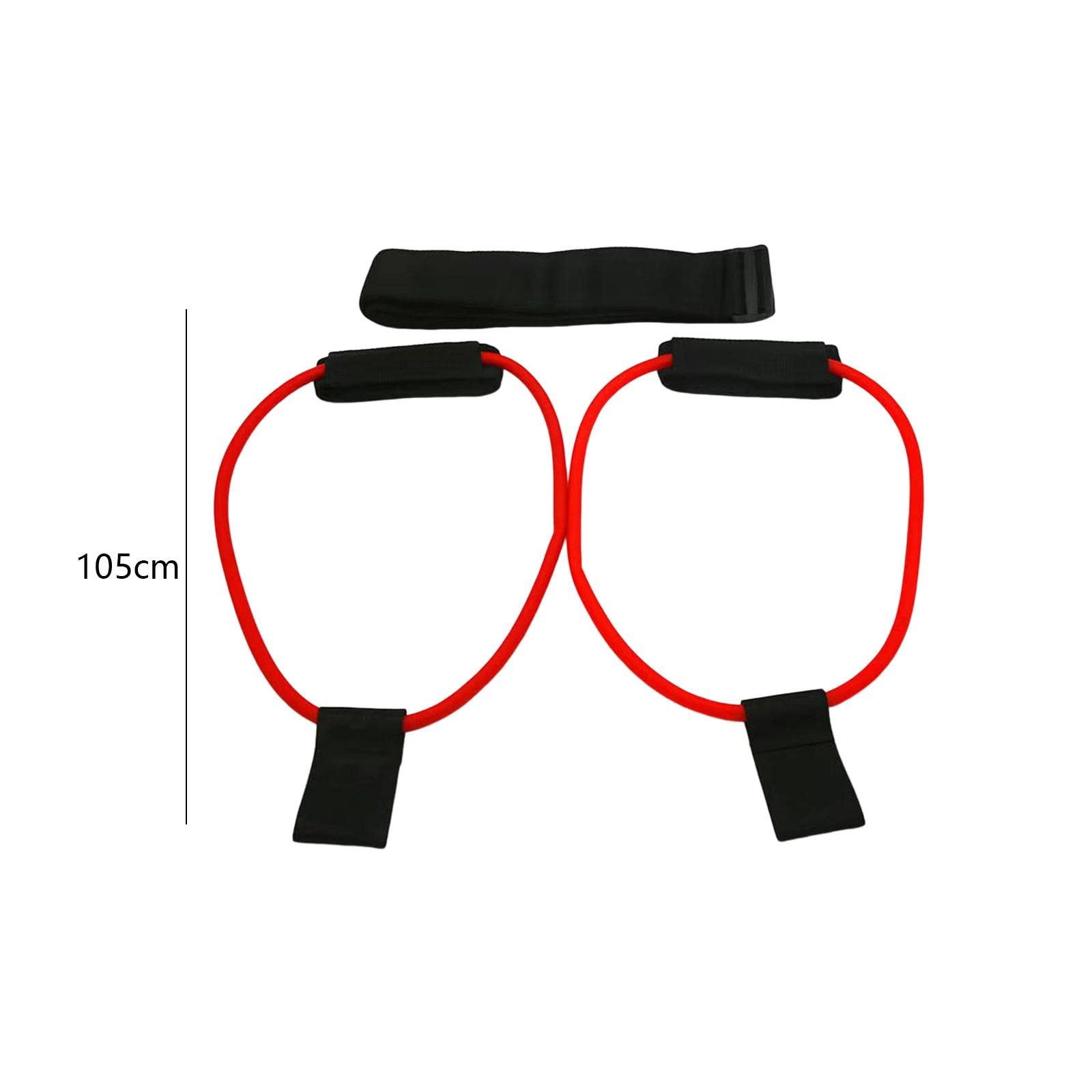 Booty Po-Gürtel, Hüft-Workout, Taille, Power-Gürtel, Booty-Widerstandsbänder, Rot, 13,6 kg