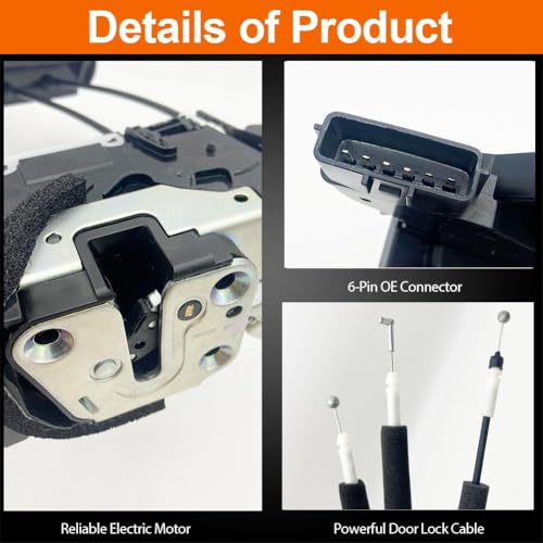 Image of Door Lock Actuator Front Left Driver Side