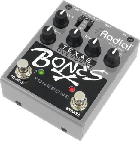 ギター Radial Texas Overdrive Bones Amazon | 【 並行輸入品 】 Radial Bones Texas Dual Overdrive ペダル