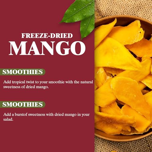 Himalayan Chef Freeze-Dried Fruit – 15g Freeze-Dried Mango, Pack of 10 Bags | Organic Fruit Snacks, Healthy Snacks for Kids & Adults | Baby Snacks, Gluten-Free Dried Fruit - Image 5