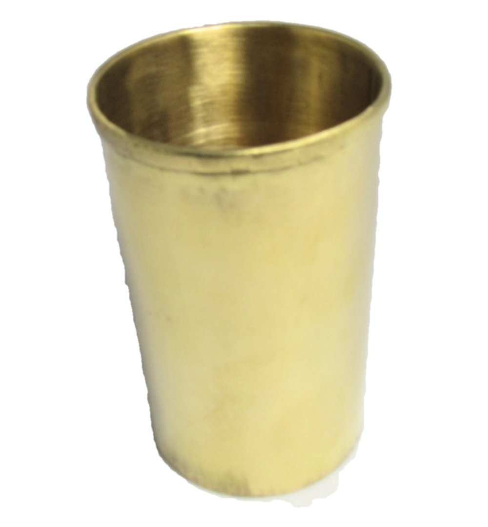 Uniform Store London Cup Brass for Flag Belt Flag Carrier Brass Cup Diameter 50mm Height 85mm R922 Gold