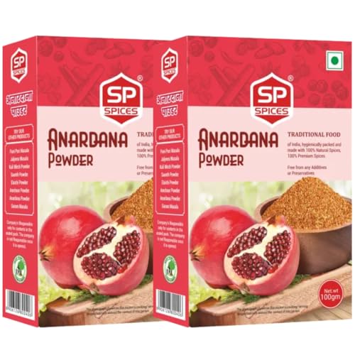Image of 200 gm Pouch - Swarn Paras Spices Pure Anardana Powder - Natural Organic Dried Pomegranate Seed Powder - Rich Flavor & Aroma