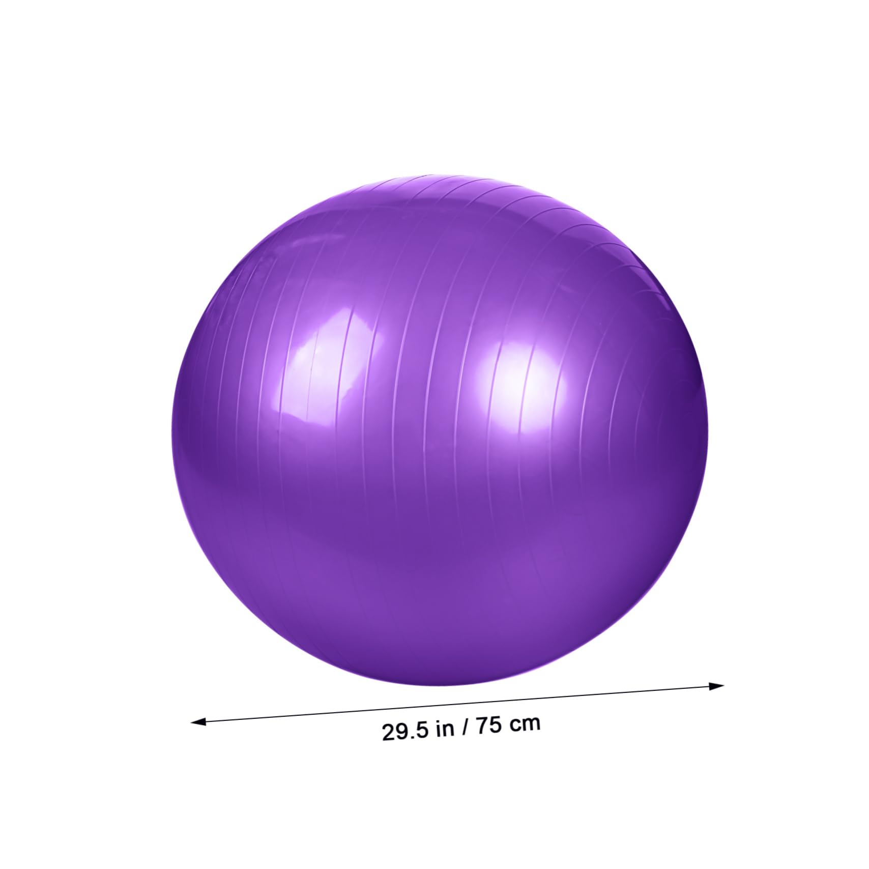 TOYANDONA Pelota de Yoga de Ejercicio Pelota de Estabilidad para Pilates Equipo de Gimnasio con Inflador para Entrenamiento Casa