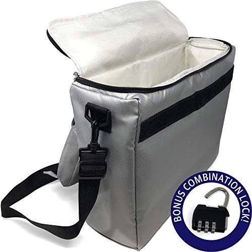 Fire Resistant Document Bags (16x12x5): Home File Organizer and Fire Resistant Document Holder