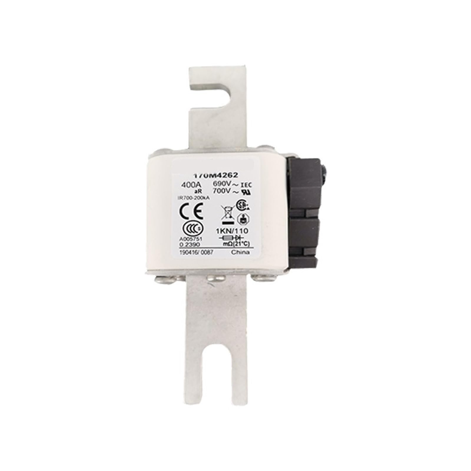 Fusible de potencia 170M4262 y cartucho térmico 170M4263 de repuesto