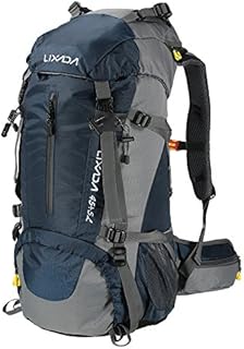 Lixada Trekkingrucksack Wanderrucksack Reiserucksack Rucksack 50L/60L Wasserabweisend mit Regen Abdeckung
