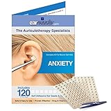 Anxiety Ear Seed Kit- 120 Ear Seeds, Stainless Steel Tweezer by EarSeeds.com