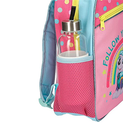 Paw Patrol Paw Patrol Follow Your Rainbow cabinekoffer roze 38 x 55 x 20 cm, Violeta, 27x33x11 cms, Rugzak 33 - Image 6