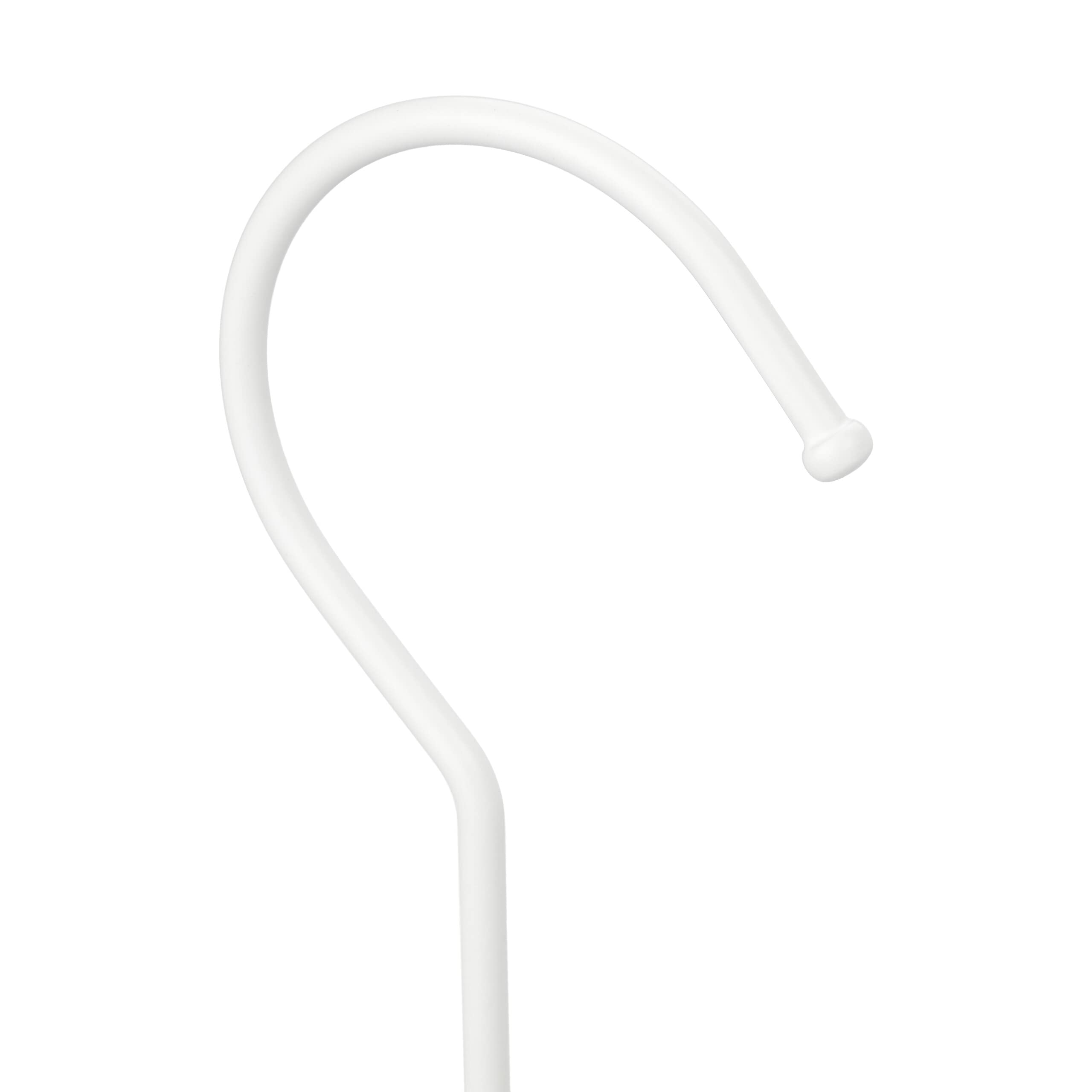 Set da 25 Appendi Stivali, Gruccia in Legno con Clip e Gancio in Ferro, Mollette Gommate, Bianco e Legno
