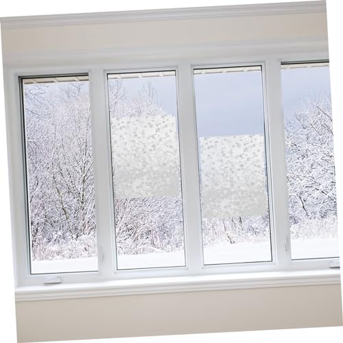 Película adhesiva estática para ventana blanca 200x44cm miniatura 3