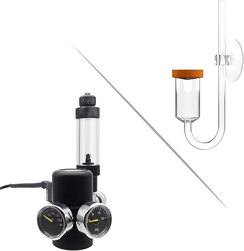 FZONE Regulador de CO2 de acuario para paintball con solenoide de CC para acuario difusor de CO2 Neo con cerámica personalizada de Corea del Sur