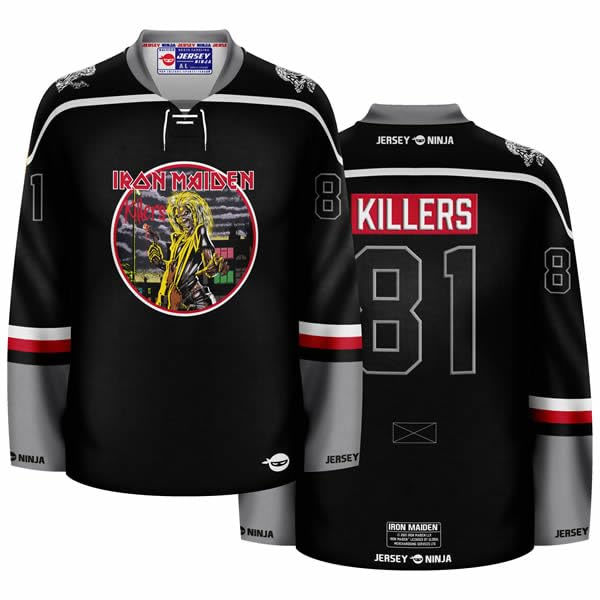 Amazon.com: Jersey Ninja Iron Maiden Killers Hockey Jersey
