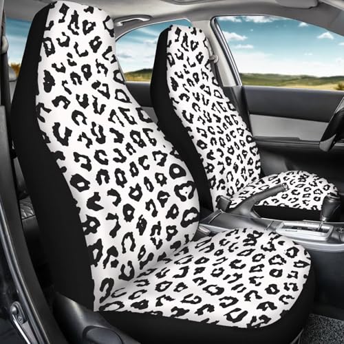 Housse de siege auto leopard des neiges 52x138cm pour protection de siege avant auto et SUV