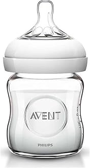 Philips AVENT Natural Feeding Bottle Glass, 120 ml - SCF671/17