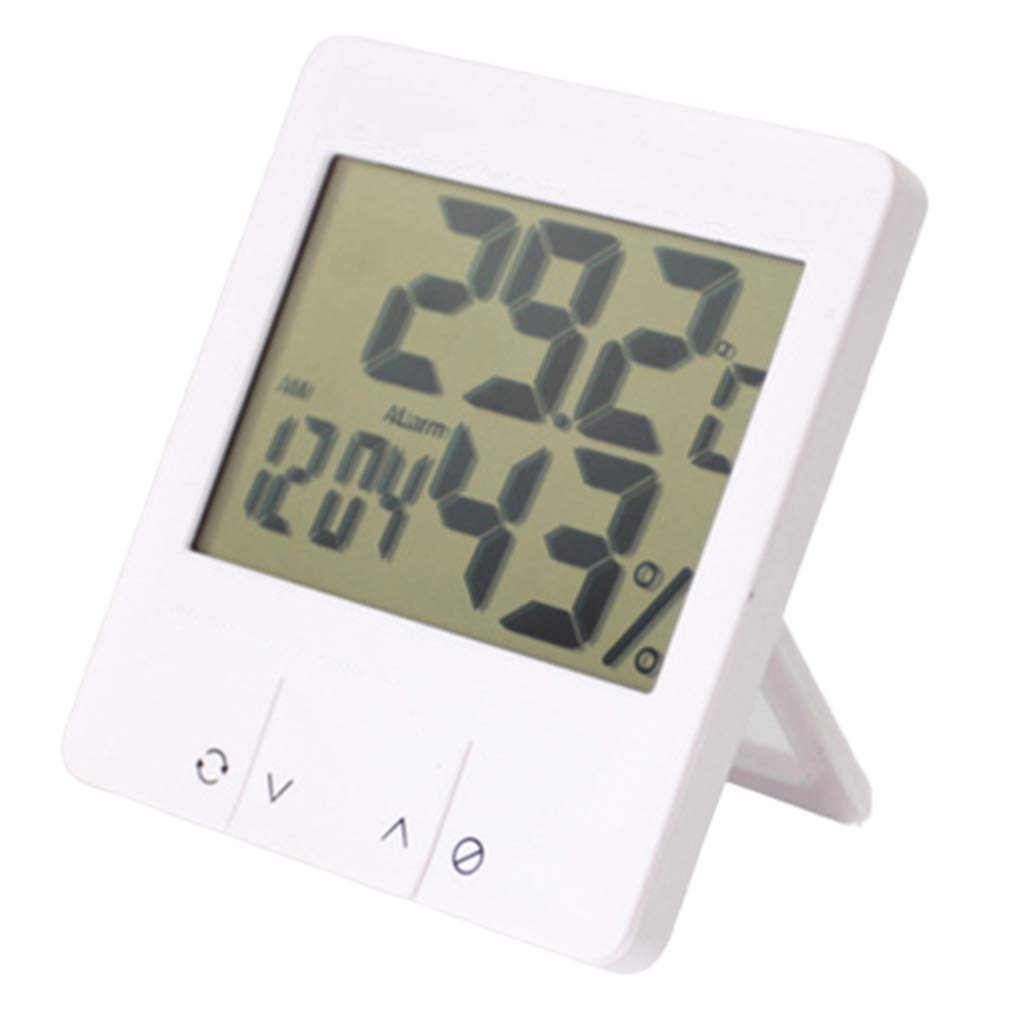 Misuratore elettronico di Temperatura e umidità, termometro Digitale per Interni, Stazione meteorologica, igrometro, per Il Tuo Soggiorno, Camera da Letto, Cucina, Scuola, Ufficio, Serra
