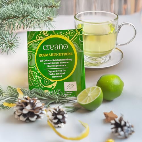 Image of Creano Organic Tea Advent Calendar - Tea Gift Set Sampler - 24 Tea Bags in 24 delicious varieties - consisting of herbal, fruit, spiced and authentic tea blends*