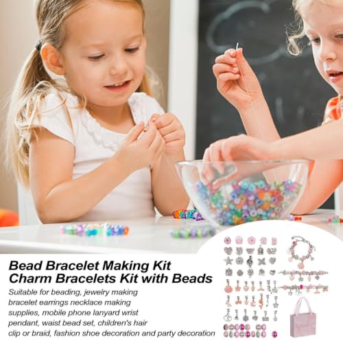 Kit de fabricación de pulseras de abalorios multicolor para regalar en cumpleaños 2