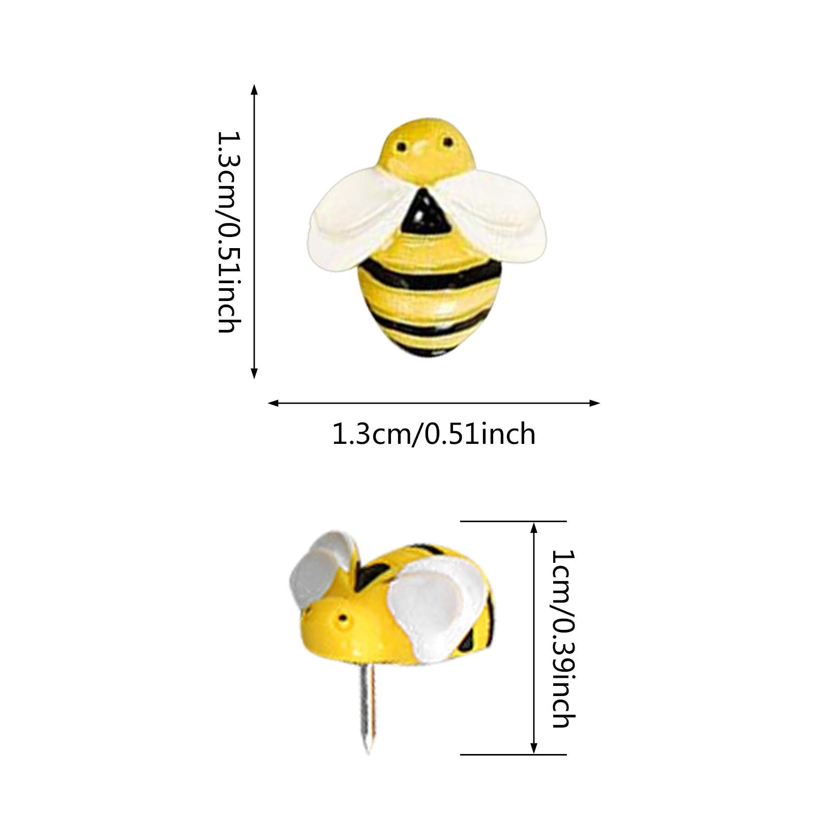 15 Stück Bienen-Pinnwandnadeln – Dekorative Reißnägel Für Korktafeln, Poster & DIY-Projekte