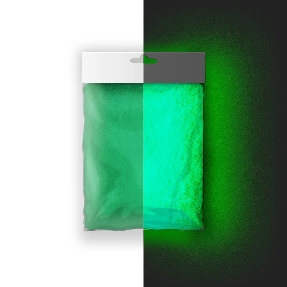 Neon Glow in Dark Radium-Powder for Artistic Purposes/Arts and Crafts/Body Paint/Resin/Clothes/Car/Play/Jewelery/Decorative Items/Fishing Lures (Green_10g)-image-23