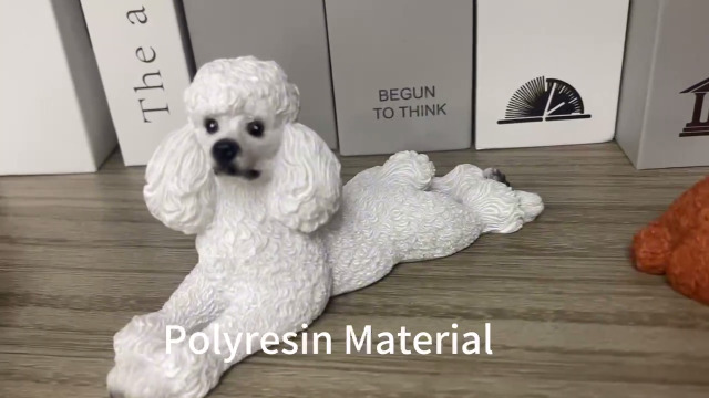 Amazon.com: Semeid Miniature Poodle Figurines Set,Handmade Resin