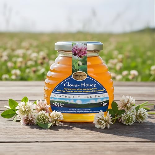 Miel de Trébol Cruda Heather Hills Farm 340g en Frasco de Vidrio miniatura 3