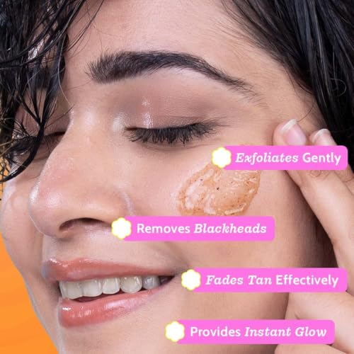 Image of Chemist At Play Glow Getter Combo | Gentle Exfoliating Face Wash 100ml | Gentle Exfoliating Face Scrub 100ml | Powered With AHA & PHA | Gently Exfoliates | Fades Tan | Gives Instant Glow
