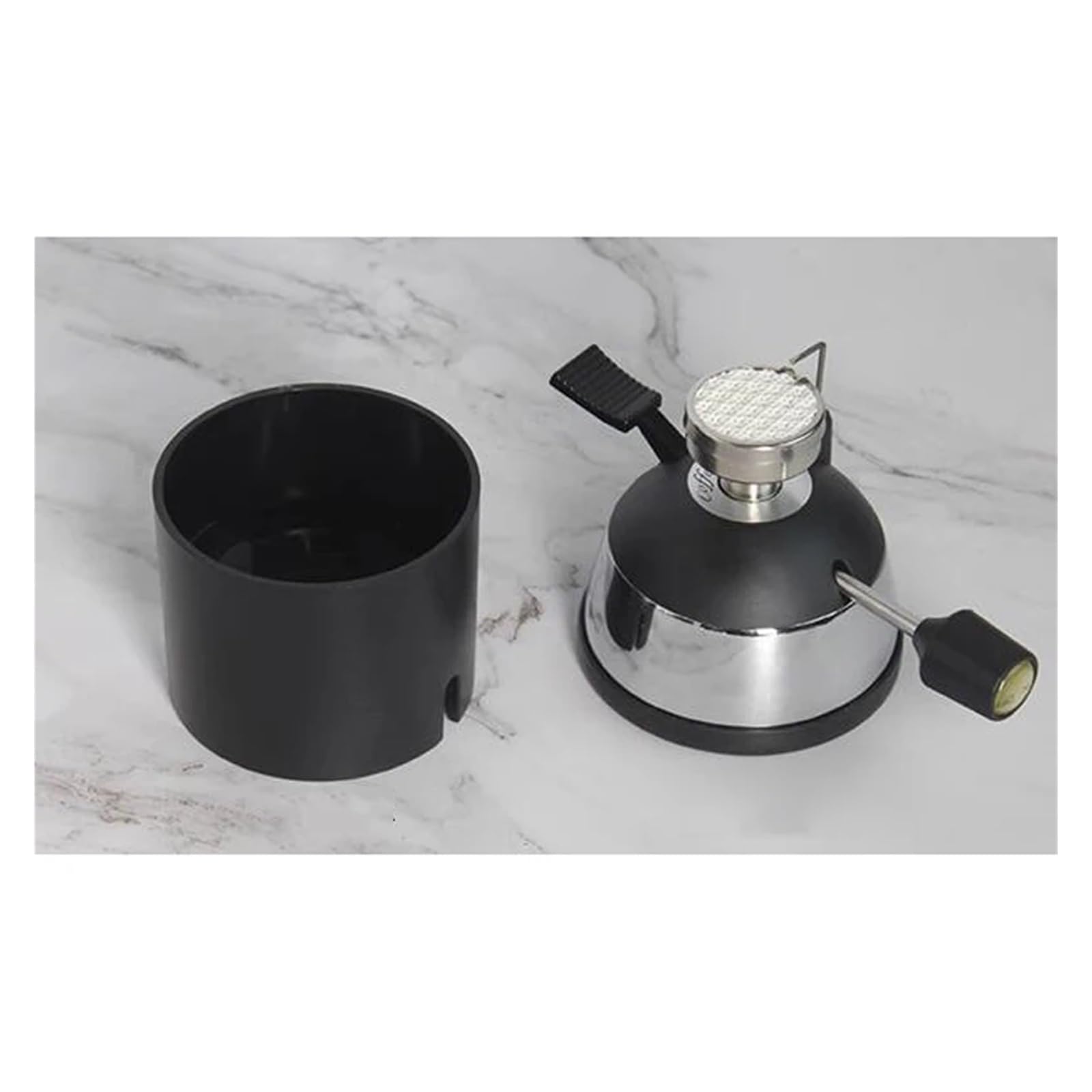Mini estufa portátil de sobremesa de butano, quemador de Gas de acero inoxidable for cafetera Herramienta eléctrica