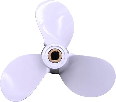SouthMarine Boat Engine Old Shear Pin Type 6E0-45943-00-EL Propeller 3X7-1/2X7 for Yamaha Outboard 4HP 5HP Marine 2/4-stroke Motor