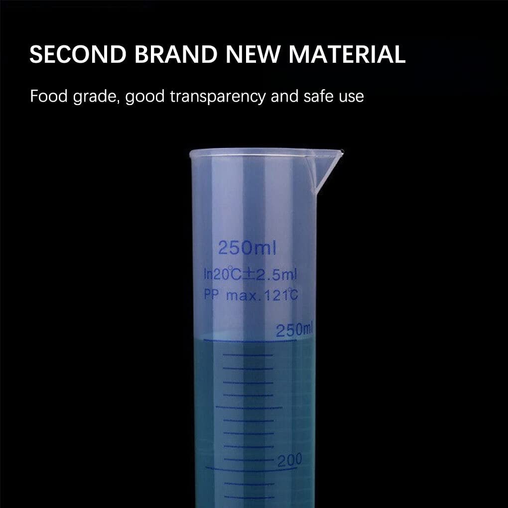 Éprouvette Graduée YUSSEQDD 1000 Ml - PP - Double Échelle - Base Hexagonale