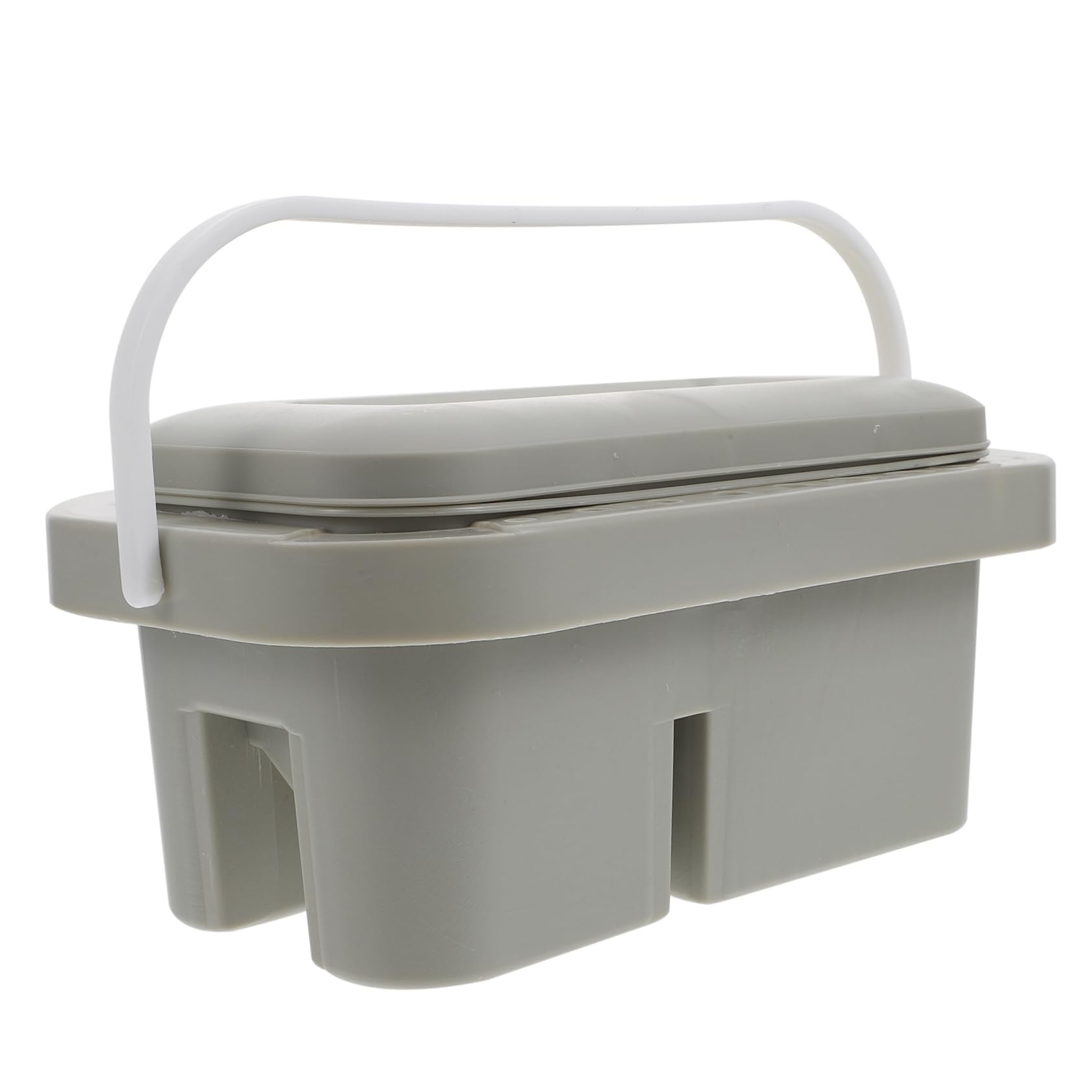 Operitacx Pencil Bucket Cleaning Marker Clear Paint Brush Tub Kit Brush Holder Grout Paint Brush Pot Machine Dishwasher Canvas Tool Foldable Pail Grey Plastic