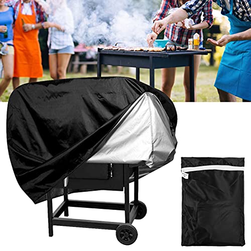 Mała Osłona Grilla, Odporna na Warunki Atmosferyczne Osłona Grilla, Wodoodporna, Wytrzymała Osłona Zewnętrzna do Wędzarni z Grillem Gazowym, Grill z Palnikiem