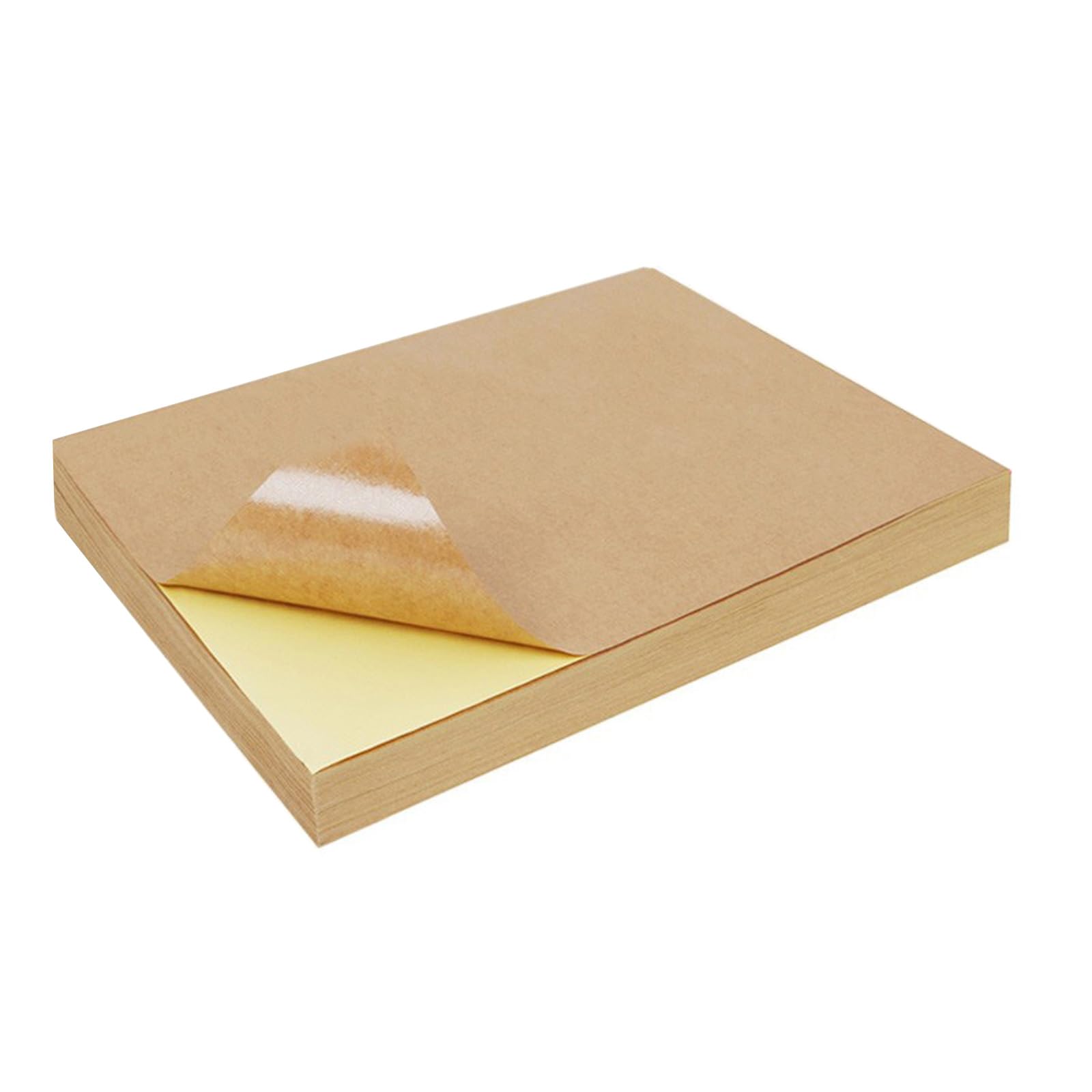100 fogli di carta adesiva multiuso etichette adesive stampabili etichette di carta per indirizzi etichette per stampanti Fogli adesivi stampabili adesivi