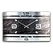 Produktbild Schiefer Abstrakt Metallic Designer Funk Wanduhr Funkuhr modernes Design * Made in Germany* WAG307FL * leise kein Ticken