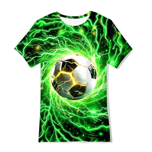 Image of uideazone Tshirts for Boys Kids Short Sleeve T-Shirt 3D Graphic Tee Shirts Tops Clothes 4-16 Years