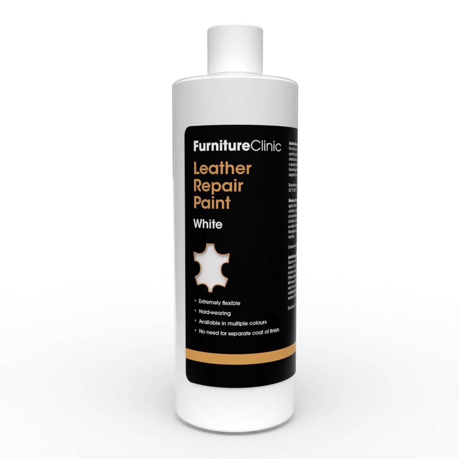 Furniture Clinic Leather Repair Paint, Color and Finish, White