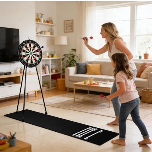 Tapis de fléchettes antidérapant absorbant les chocs des impacts