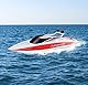 Revell RC Boot Sundancer, mit Schutzschaltung - die Propeller Laufen erst im Wasser Control Ferngesteuertes Boot, 31,5 cm, Weiß/Rot