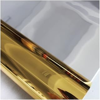 LXHONG Wedding Aisle Runner Decorative Reflective Carpet Runway for Party, Birthday, Banquet, Restaurant Decoration Cuttable Stage Exhibit (Color : Gold, Size : 1x40M)