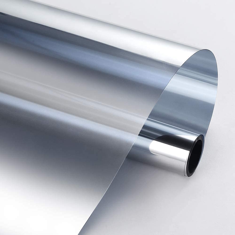 SUNBIRD One Way Mirror Film Silver 20 X 100 Inches — Amazon image 9