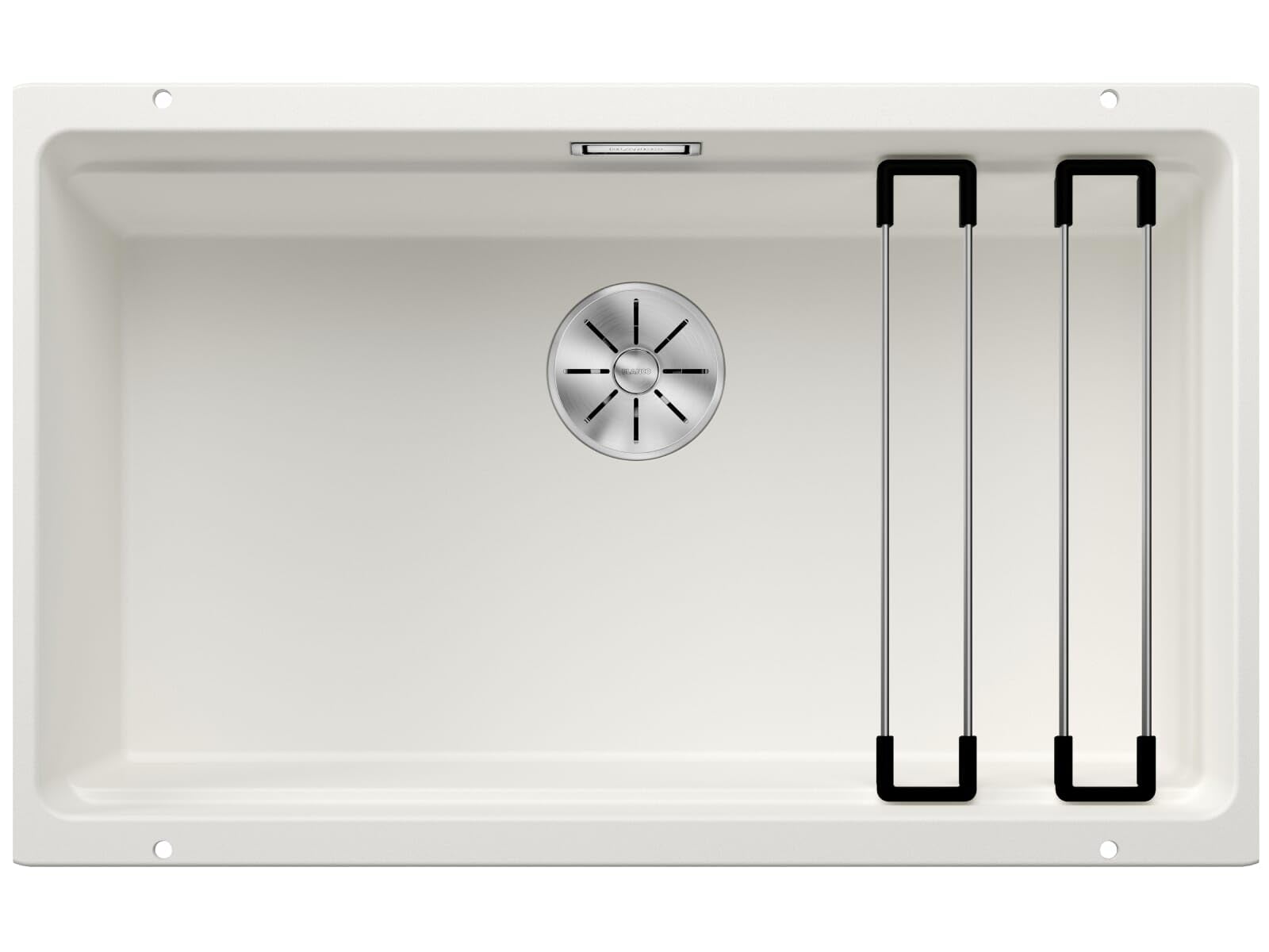 BLANCO ETAGON 700-U – Granite Kitchen Sink for 80 cm Wide Base Units – Undermount – Made of SILGRANIT – White – 525171