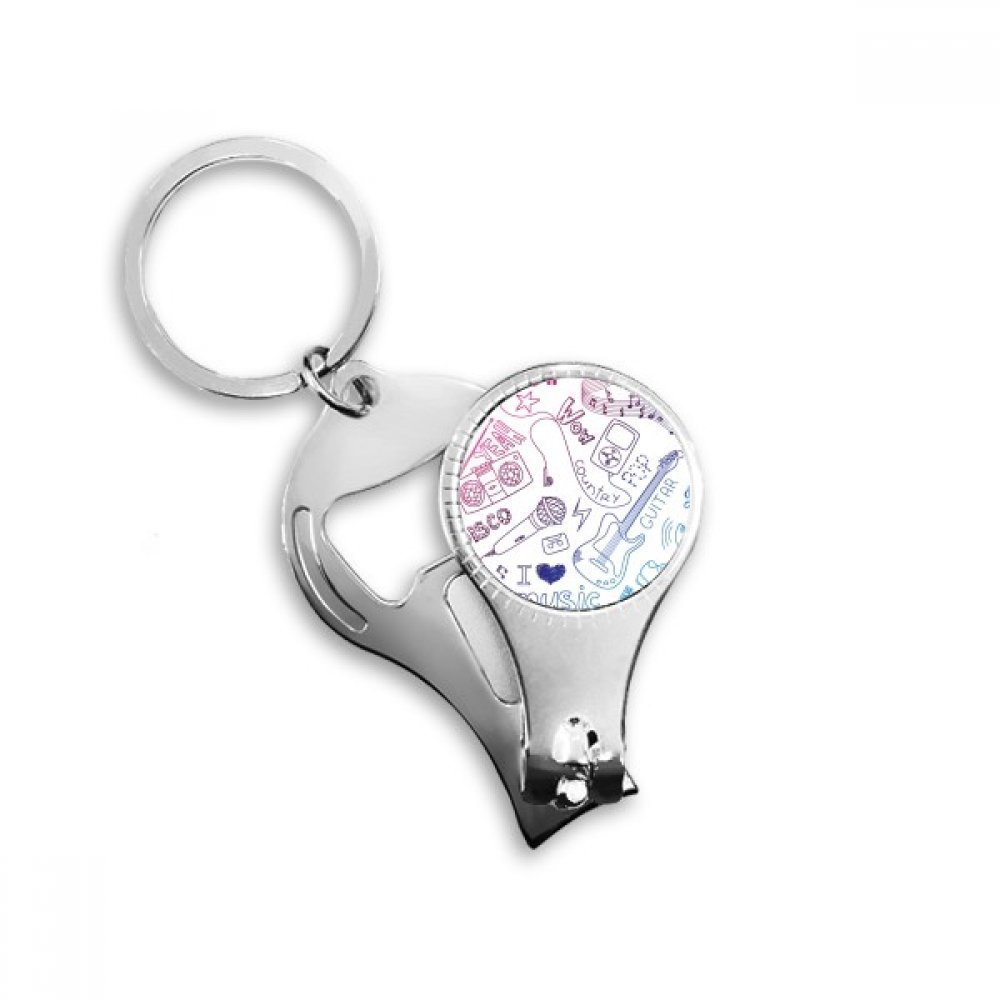 Porte-clés décapsuleur et coupe-ongles pour soirées et voyage